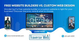 Wondering if a free website builder or a custom website is right for your business? Discover the pros, cons & what to choose.
