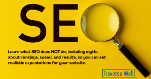 Learn what SEO does not do, including myths about rankings, speed, and results, so you can set realistic expectations for your website.